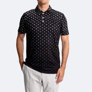 Birdies blackbirds 🐦‍⬛ Men's Polo golf Shirt xl